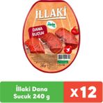Pınar İllaki Dana Sucuk 240 g x 12 Adet - 240 gr