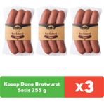 Pınar Kasap Dana Bratwurst Sosis 255 g x 3 adet - 255 gr