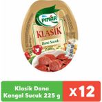 Pınar Klasik Dana Kangal Sucuk 225 g x 12 Adet - 225 gr