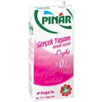 Pınar Light Yağsız Süt 1 L