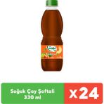 Pınar Soğuk Çay Şeftali 330 ml x 24 Adet - Metal Filtre