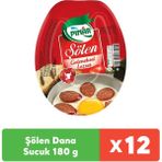 Pınar Şölen Dana Sucuk 180 g x 12 Adet - 180 gr