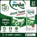 Pınar Tam Yağlı Süt 200 ml x 27 Adet