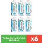 Pınar Vanilya Aromalı Proteinli Süt 500 ml x 6 adet