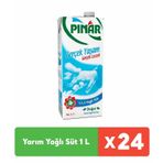 Pınar Yarım Yağlı Süt 1 L X 24 Adet