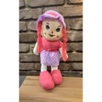 Pınarstore Müzikli Kiraz Yanaklı 40 cm Bez Bebek
