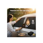 pınaxar Mercedes E Serisi W124 1985-1995 Uyumlu 2'Lİ Oto Cam Güneşliği, Perde/Arka Güneşlik