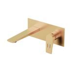 PINCHU Banyo Duvara Monte Lavabo Bataryası, Modern Tek Kollu Banyo Mikseri, Yüksek Kaliteli Pirinç, Sıcak ve Soğuk Su, Komple Kit Dahil, Kurulumu Kolay