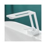 PINCHU Banyo Lavabo Bataryası 1 Delik, Sıcak ve Soğuk Su Lavabo Bataryası Modern Stil Pirinç Tek Kollu Su Geçirmez Seramik Kartuş G1/2 Delikli Tasarım Musluk