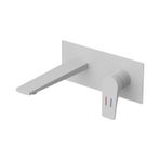 Pinchu Duvar Lavabo Musluğu, Modern Pirinç Batarya, Banyo İçin, Duvara Montajlı Tek Kol, Soğuk ve Sıcak Su Karıştırıcısı, Komple Kurulum Kiti