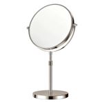 PINCHU Makyaj aynası ayaklı ayna, 360 derece çift taraflı banyo aynası, 20 cm (8 inç) ayakta duran makyaj aynası, genişletilebilir ayna, yatak odasında makyaj ve tıraş için