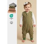 Pine Baby Home Pine Green 0.5 TOG Bebek Uyku Tulumu OEKO-TEX Sertifikalı %100 Pamuk - 132-Yeşil - 1 Yaş