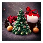 PINE TREE CANDLE VIP KALİTE YILBAŞI MUMU ÇAM AĞAÇLI MUM GERÇEK MUM ÇAM AĞACI MUM YILBAŞI SÜSLERİ