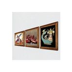 Pinecone Şahmeran, Semazen, Nar Taş Duvar Tablosu - Ahşap Çerçeveli Taş Tablo - 25x25 cm - 3 Parça Set - Dekoratif Duvar Sanatı - Modern Ev ve Ofis Duvar Dekoru W3-847