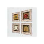 Pinecone Stone Ayet-el Kürsi, Nazar Duası, Hilye-i Şerif, Bereket Duası Taş Duvar Tablosu - Çerçeveli Taş Tablo - Dekoratif Duvar Sanatı - Modern Ev ve Ofis Duvar Dekoru T4-718