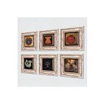 Pinecone Stone Bereket Duası, Semazen, Hırka-i Şerif, Hayat Ağacı, Nazar, Şahmeran Taş Duvar Tablosu - Çerçeveli Taş Tablo - Dekoratif Duvar Sanatı - Modern Ev ve Ofis Duvar Dekoru K6-23