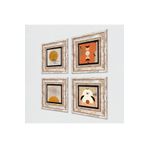 Pinecone Stone Bohem, Minimalist Taş Duvar Tablosu - Çerçeveli Taş Tablo - Dekoratif Duvar Sanatı - Modern Ev ve Ofis Duvar Dekoru K4-1056