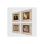 Pinecone Stone Çingene Kızı, Mozaik, Gustav Klimt, Leonardo da Vinci Taş Duvar Tablosu - Çerçeveli Taş Tablo - Dekoratif Duvar Sanatı - Modern Ev ve Ofis Duvar Dekoru T4-956