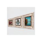 Pinecone Stone Claude Monet Sonbahar, Nar, Fatma Ana Eli (Hamsa) Taş Duvar Tablosu - Çerçeveli Taş Tablo - Dekoratif Duvar Sanatı - Modern Ev ve Ofis Duvar Dekoru T3-765