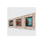 Pinecone Stone Claude Monet Sonbahar, Şahmeran, Nar Taş Duvar Tablosu - Çerçeveli Taş Tablo - Dekoratif Duvar Sanatı - Modern Ev ve Ofis Duvar Dekoru T3-1020