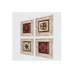 Pinecone Stone Desen, Fas Desenli Vintage Taş Duvar Tablosu - Çerçeveli Taş Tablo - Dekoratif Duvar Sanatı - Modern Ev ve Ofis Duvar Dekoru K4-1476