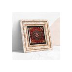 Pinecone Stone Desen Taş Duvar Tablosu - Çerçeveli Taş Tablo - Dekoratif Duvar Sanatı - Modern Ev ve Ofis Duvar Dekoru K1-232