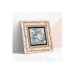 Pinecone Stone Desen Taş Duvar Tablosu - Çerçeveli Taş Tablo - Dekoratif Duvar Sanatı - Modern Ev ve Ofis Duvar Dekoru K1-95