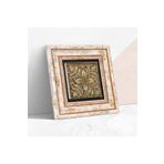 Pinecone Stone Desen Taş Duvar Tablosu - Çerçeveli Taş Tablo - Dekoratif Duvar Sanatı - Modern Ev ve Ofis Duvar Dekoru T1-103