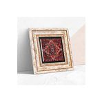 Pinecone Stone Desen Taş Duvar Tablosu - Çerçeveli Taş Tablo - Dekoratif Duvar Sanatı - Modern Ev ve Ofis Duvar Dekoru T1-234