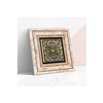 Pinecone Stone Desen Taş Duvar Tablosu - Çerçeveli Taş Tablo - Dekoratif Duvar Sanatı - Modern Ev ve Ofis Duvar Dekoru T1-52