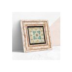 Pinecone Stone Desen Taş Duvar Tablosu - Çerçeveli Taş Tablo - Dekoratif Duvar Sanatı - Modern Ev ve Ofis Duvar Dekoru T1-77