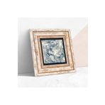 Pinecone Stone Desen Taş Duvar Tablosu - Çerçeveli Taş Tablo - Dekoratif Duvar Sanatı - Modern Ev ve Ofis Duvar Dekoru T1-95