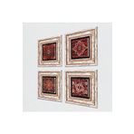 Pinecone Stone Desen Taş Duvar Tablosu - Çerçeveli Taş Tablo - Dekoratif Duvar Sanatı - Modern Ev ve Ofis Duvar Dekoru T4-1092