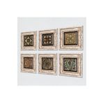 Pinecone Stone Desen Taş Duvar Tablosu - Çerçeveli Taş Tablo - Dekoratif Duvar Sanatı - Modern Ev ve Ofis Duvar Dekoru T6-100