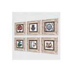 Pinecone Stone Fatma Ana Eli, Şahmeran, Semazen, Çini Sanatı, Elif-Vav, Nar Ağacı Taş Duvar Tablosu - Çerçeveli Taş Tablo - Dekoratif Duvar Sanatı - Modern Ev ve Ofis Duvar Dekoru T6-24