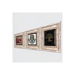 Pinecone Stone Hayat Ağacı, Nar, Fatma Ana Eli (Hamsa) Taş Duvar Tablosu - Çerçeveli Taş Tablo - Dekoratif Duvar Sanatı - Modern Ev ve Ofis Duvar Dekoru T3-739