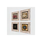 Pinecone Stone Hayat Ağacı, Vav, Nazar, Nar Taş Duvar Tablosu - Çerçeveli Taş Tablo - Dekoratif Duvar Sanatı - Modern Ev ve Ofis Duvar Dekoru T4-658