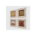 Pinecone Stone Hiç, Esma'ül Hüsna, Bereket Duası, Semazen Taş Duvar Tablosu - Çerçeveli Taş Tablo - Dekoratif Duvar Sanatı - Modern Ev ve Ofis Duvar Dekoru K4-1395