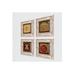Pinecone Stone Hiç, Hırka-i Şerif, Esma'ül Hüsna, Bereket Duası Taş Duvar Tablosu - Çerçeveli Taş Tablo - Dekoratif Duvar Sanatı - Modern Ev ve Ofis Duvar Dekoru T4-1391