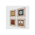 Pinecone Stone Hiç, İhlas Suresi, Bereket Duası, Semazen Taş Duvar Tablosu - Çerçeveli Taş Tablo - Dekoratif Duvar Sanatı - Modern Ev ve Ofis Duvar Dekoru T4-1104