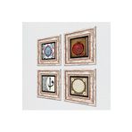 Pinecone Stone Hilye-i Şerif, Bereket Duası, Çini Sanatı, Elif-Vav Taş Duvar Tablosu - Çerçeveli Taş Tablo - Dekoratif Duvar Sanatı - Modern Ev ve Ofis Duvar Dekoru T4-562