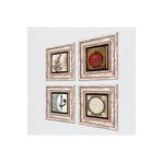 Pinecone Stone Hu, Hilye-i Şerif, Bereket Duası, Elif-Vav Taş Duvar Tablosu - Çerçeveli Taş Tablo - Dekoratif Duvar Sanatı - Modern Ev ve Ofis Duvar Dekoru T4-575