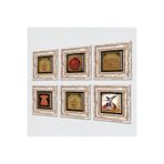 Pinecone Stone İslami Taş Duvar Tablosu - Çerçeveli Taş Tablo - Dekoratif Duvar Sanatı - Modern Ev ve Ofis Duvar Dekoru T6-45