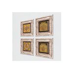 Pinecone Stone La İlahe İllallah, Nazar Duası, Bereket Duası, Mührü Şerif Taş Duvar Tablosu - Çerçeveli Taş Tablo - Dekoratif Duvar Sanatı - Modern Ev ve Ofis Duvar Dekoru T4-1977