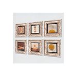 Pinecone Stone Minimalist, Bohem, Soyut Taş Duvar Tablosu - Çerçeveli Taş Tablo - Dekoratif Duvar Sanatı - Modern Ev ve Ofis Duvar Dekoru T6-96
