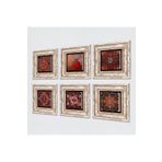 Pinecone Stone Nar, Desen Taş Duvar Tablosu - Çerçeveli Taş Tablo - Dekoratif Duvar Sanatı - Modern Ev ve Ofis Duvar Dekoru K6-77