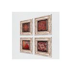 Pinecone Stone Nar, Desen Taş Duvar Tablosu - Çerçeveli Taş Tablo - Dekoratif Duvar Sanatı - Modern Ev ve Ofis Duvar Dekoru T4-1357