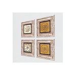 Pinecone Stone Nas Suresi, Felak Suresi, Hz. Muhammed Lafzı, Allah Lafzı Taş Duvar Tablosu - Çerçeveli Taş Tablo - Dekoratif Duvar Sanatı - Modern Ev ve Ofis Duvar Dekoru K4-700
