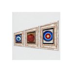 Pinecone Stone Nazar, Bereket Duası Taş Duvar Tablosu - Çerçeveli Taş Tablo - Dekoratif Duvar Sanatı - Modern Ev ve Ofis Duvar Dekoru K3-1964