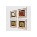 Pinecone Stone Nazar Duası, Hilye-i Şerif, Bereket Duası Taş Duvar Tablosu - Çerçeveli Taş Tablo - Dekoratif Duvar Sanatı - Modern Ev ve Ofis Duvar Dekoru K4-717